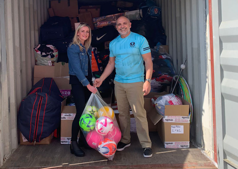 Supporting St. Helens RFC & Tonga